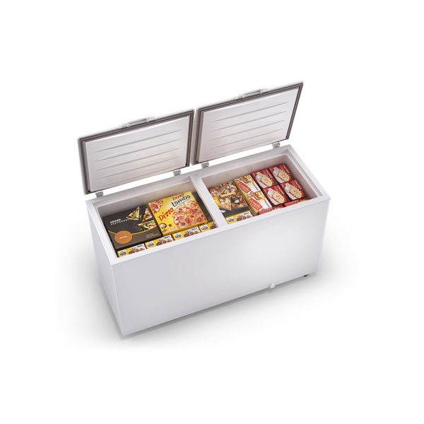 Freezer Horizontal 532L dupla ação 2 tampas Gelopar